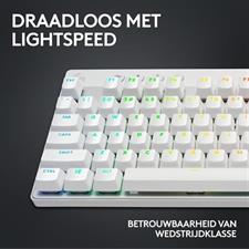 Logitech PRO X TKL LIGHTSPEED Gaming Keyboard | White US International Tactile