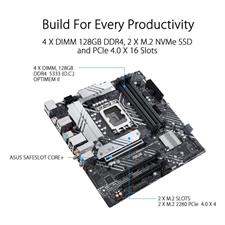 Asus Prime B660M-A Wifi D4 Intel 12th Gen Micro-ATX Motherboard – DDR4, WiFi 6, PCIe 4.0