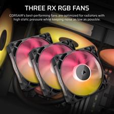 CORSAIR iCUE LINK TITAN 360 RX LCD Liquid CPU Cooler