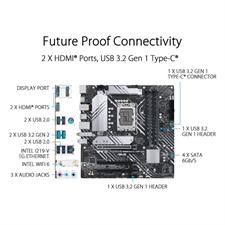 Asus Prime B660M-A Wifi D4 Intel 12th Gen Micro-ATX Motherboard – DDR4, WiFi 6, PCIe 4.0