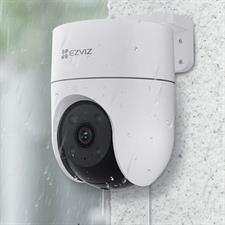 EZVIZ H8C 2K+ 4MP Outdoor Wired PTZ WiFi Security Camera - 360 Home CCTV