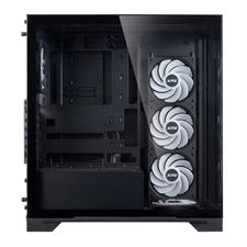 XPG INVADER X BTF MT Black Panoramic Mid Tower Gaming PC Case, Tempered Glass ATX Chassis with BTF Motherboard Support