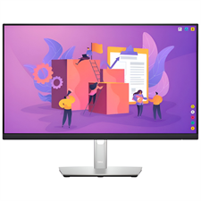DELL 27" MONITOR - P2722H BORDERLESS MONITOR | VGA - DP - HDMI PORTS | WITH HYDRAULIC BASE