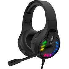 Bloody G230 Virtual 7.1 Surround Sound USB Gaming Headset Black – 50mm Drivers, RGB Neon Backlit, Noise Cancelling Mic, Wired Gaming Headphones for PC