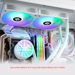 Thermalright Aqua Elite 240 V6 ARGB White CPU Liquid Cooler, 2x120mm Water Radiator,AMD: AM4/AM5,Intel LGA115X/1200/2011/1700/1851, AIO CPU Cooler
