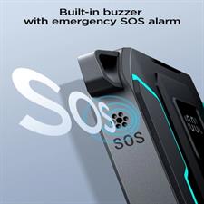 Joyroom JR-L018 22.5W 20000mAh Power Bank With Built in 2 in 1 Cables With SOS Light - Black