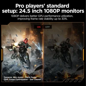 Koorui G2511E 24.5 Inch Gaming Monitor – 320Hz 1ms FHD IPS Display, HDR400, 95% DCI-P3, Adaptive Sync, Height Adjustable (HDMI & DisplayPort)