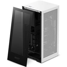 NZXT H1 15.6L Mini-ITX Case with 650W Gold PSU and 140mm AIO Cooler White