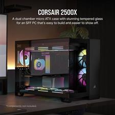 Corsair 2500X Mid-Tower Dual Chamber PC Case - Black CC-9011265-WW
