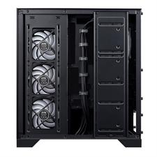 XPG INVADER X BTF MT Black Panoramic Mid Tower Gaming PC Case, Tempered Glass ATX Chassis with BTF Motherboard Support