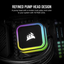 CORSAIR iCUE H100i RGB ELITE Liquid CPU Cooler - Black