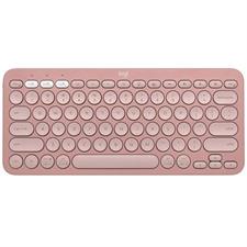 Logitech Pebble Keys 2 K380S Multi-Device Bluetooth Wireless Keyboard, Slim and Portable - Rose