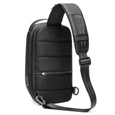 Aopinyou AP-37 Anti-Theft Crossbody Sling Bag - Black with USB Charging Port