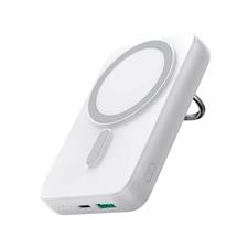 Joyroom JR-W050 20W Magnetic 10000 mAH Wireless Power Bank With Ring Holder - Black / White