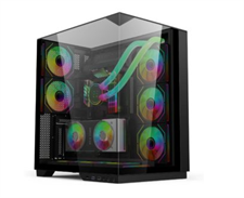 EASE EC125 Glass Case Black with 5 Infinity ARGB Fans