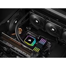 CORSAIR iCUE H100i RGB ELITE Liquid CPU Cooler - Black