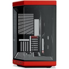 HYTE Y70 Modern Aesthetic Dual Chamber ATX Mid-Tower Case Black Cherry