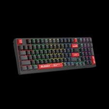 A4Tech Bloody WS98 Dual-Core Wireless Mechanical Keyboard, Sports Red, RGB Backlit, BLMS Engineered Mechanical Switch