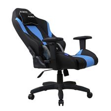 ALSEYE A6 Gaming Chair Black/Blue – Ergonomic Racing Style High-Back Chair with 170° Recline & Steel Frame