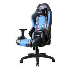 ALSEYE A6 Gaming Chair Black/Blue – Ergonomic Racing Style High-Back Chair with 170° Recline & Steel Frame