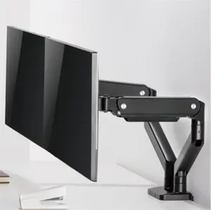 Darkflash ATLAS 1 Heavy Duty Single Monitor Arm - Gas Spring Desk Mount for 17 to 32 inch Monitors, VESA Compatible