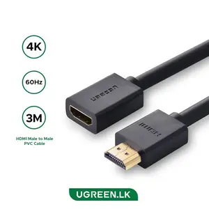 UGREEN HDMI Male to Female Extension Cable 3 Meter