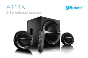 F&D A111X 2.1 Bluetooth Multimedia Woofer Speakers with Remote, USB & FM