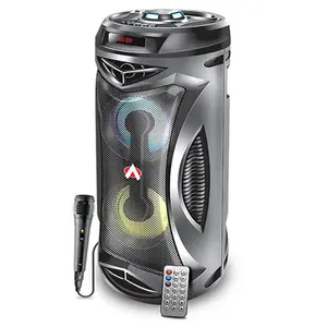 Audionic Sugar 20 Portable Bluetooth Speaker – Wireless Mobile Speaker with RGB Lights, USB, TF Card, FM Radio & Rechargeable Battery