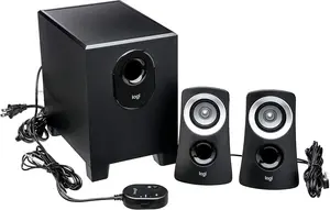 Logitech Z313 2.1 Multimedia Speaker System with Subwoofer – 50W Peak Power, 25W RMS Stereo Speakers, Deep Bass