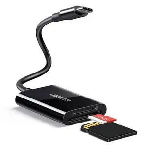 UGREEN USB-C 3.1 Card Reader TF/SD | Fast Memory Card Reader for Laptop MacBook PC
