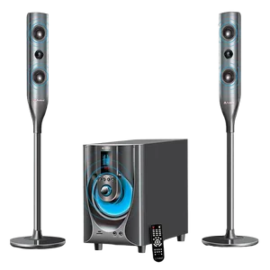 Audionic Reborn RB-95 LED TV Home Theater Speaker – 2.1 Channel Bluetooth Multimedia Sound System with Deep Bass Woofer, USB, FM Radio & Remote Control