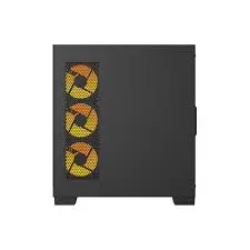 Darkflash K430 ATX Gaming PC Case Black - Tempered Glass Mid Tower Cabinet with 6 ARGB Fans, 410mm GPU Clearance, 360mm Radiator Support