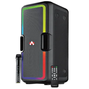 Audionic Hummer H30 Portable Bluetooth Speaker – Wireless RGB Party Speaker with Deep Bass, USB, TF Card, FM Radio & Rechargeable Battery