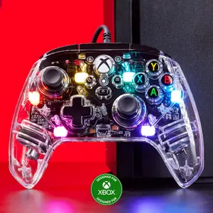 HyperX Clutch Gladiate RGB Wired Gaming Controller for Xbox – Dual Rumble Motors, RGB Lighting, Programmable Back Buttons, 3.5mm Audio Jack