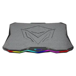 Meetion CP4040 Laptop Cooling Pad – Big Fan RGB Backlight, USB Wired