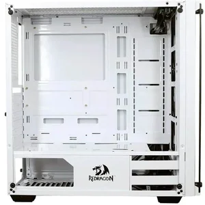 Redragon WHEEL JACK GC-606 White Gaming Case with 3 RGB Fans, Tempered Glass Side Panel & High Airflow Design