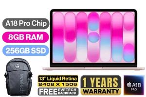 Apple MacBook Neo 13 Inch MHFH4 A18 Pro 8GB RAM 256GB SSD Blush Laptop