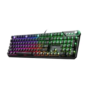 MSI VIGOR GK71 SONIC RED US Wired Mechanical Gaming Keyboard – Full Size, Ultra-Light 35g Switches, RGB Mystic Light, Aluminium Top Plate