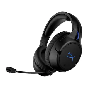 HyperX Cloud Flight Wireless Gaming Headset with 2.4GHz Wireless Connectivity, 30-Hour Battery Life, Detachable Noise-Cancelling Microphone, LED Ear Cups for PC, PS5 & PS4
