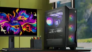 MSI MAG Forge 130A Airflow Mid-Tower ATX Gaming Case - Tempered Glass, ARGB Fans, High Airflow PC Cabinet