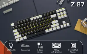 E-YOOSO Z-87 RGB Mechanical Keyboard 87 Keys TKL