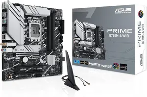 ASUS PRIME B760M-A mATX Motherboard – LGA1700, DDR5, Intel B760 Chipset, PCIe 4.0, 14th/13th/12th Gen Intel Support