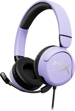 HyperX Cloud Mini Wired Gaming Headset for Kids & Teens, Lightweight Gaming Headphones with Flip-to-Mute Microphone, Safe Audio Levels, 3.5mm Multi-Platform Gaming Headset