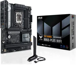 ASUS TUF GAMING B860M-PLUS WIFI D5 mATX Motherboard – LGA1851, DDR5, Intel B860 Chipset, WiFi 7, 2.5Gb LAN, PCIe 5.0, Military-Grade Durability