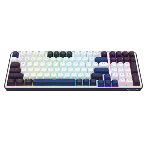 Redragon FAYE PRO K744 WBB PRO RGB Wireless Mechanical Gaming Keyboard – Tri-Mode Bluetooth 5.0, 2.4GHz & USB-C Hot-Swappable Keyboard