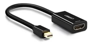 UGREEN 4K Mini DisplayPort to HDMI Adapter Mini DP Thunderbolt to HDMI Converter Ultra HD Black