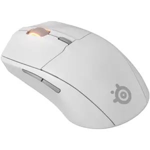 SteelSeries Rival 3 Gen 2 Wireless RGB Gaming Mouse White – 18000 DPI TrueMove Air Sensor, Dual Wireless 2.4GHz & Bluetooth, Lightweight Esports Gaming Mouse