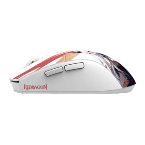 Redragon K1NG Max M918 AKG Pro Tri-Mode Wireless Gaming Mouse White – 26000 DPI PixArt PAW3395 Sensor, Bluetooth 5.0, 2.4GHz Wireless & Wired Ultra-Lightweight Esports Mouse