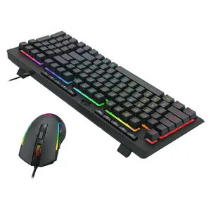Redragon S148 4-in-1 RGB Gaming Combo Bundle | K515 RGB Gaming Keyboard + M616 Gaming Mouse + H120 Gaming Headset + P016 Mouse Pad