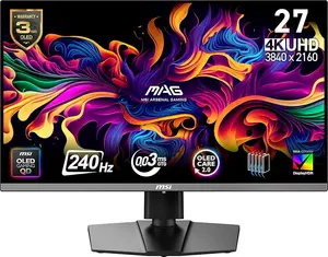 MSI MAG 272UP QD-OLED X24 26.5" 4K UHD Gaming Monitor - 240Hz 0.03ms HDR True Black 400 Adaptive-Sync